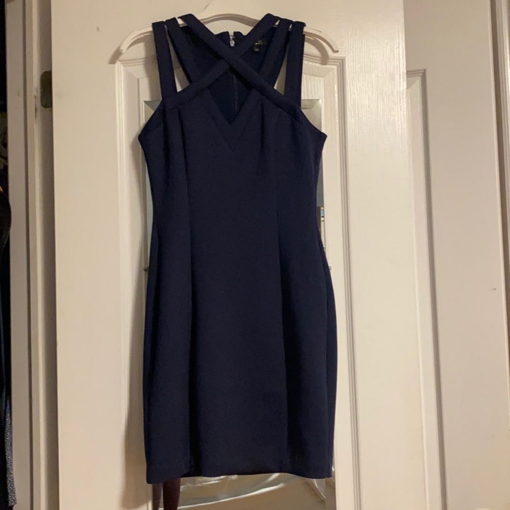 Guess blue mini dress